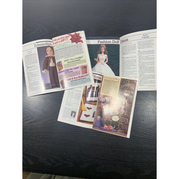 3 Vintage Annie's Crochet Newsletter Booklets Old Fashion Patterns #24,25 & 26 - Picture 5 of 5